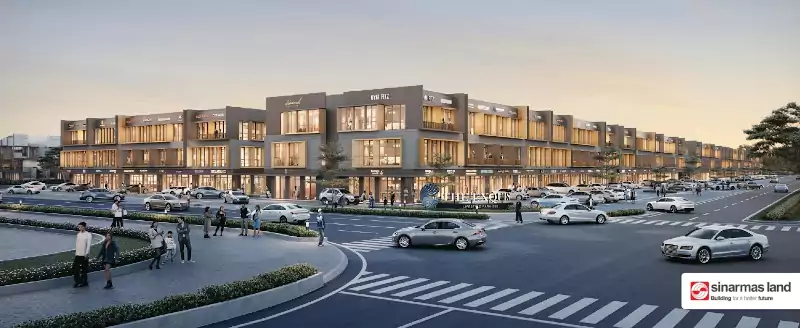 Ruko Exquis BSD City 3 Lantai Hadap Jalan Utama Harga 3.2 Milyaran