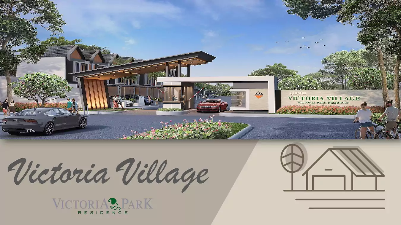 Cluster Victoria Village Tangerang Rumah View Botanic Park Harga 1.5 Milyaran